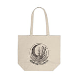 Logo Canvas Shopping Tote- LG