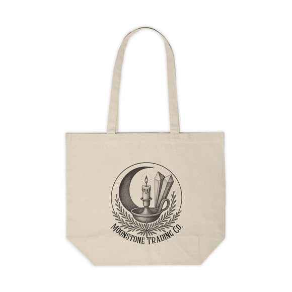Logo Canvas Shopping Tote- LG